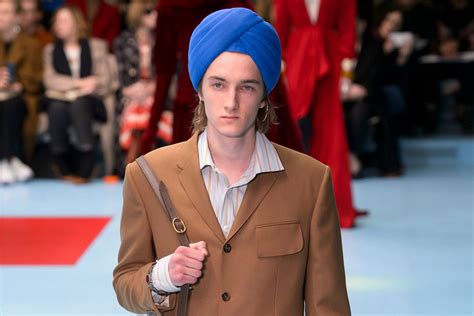 blue turban gucci|gucci culture appropriation.